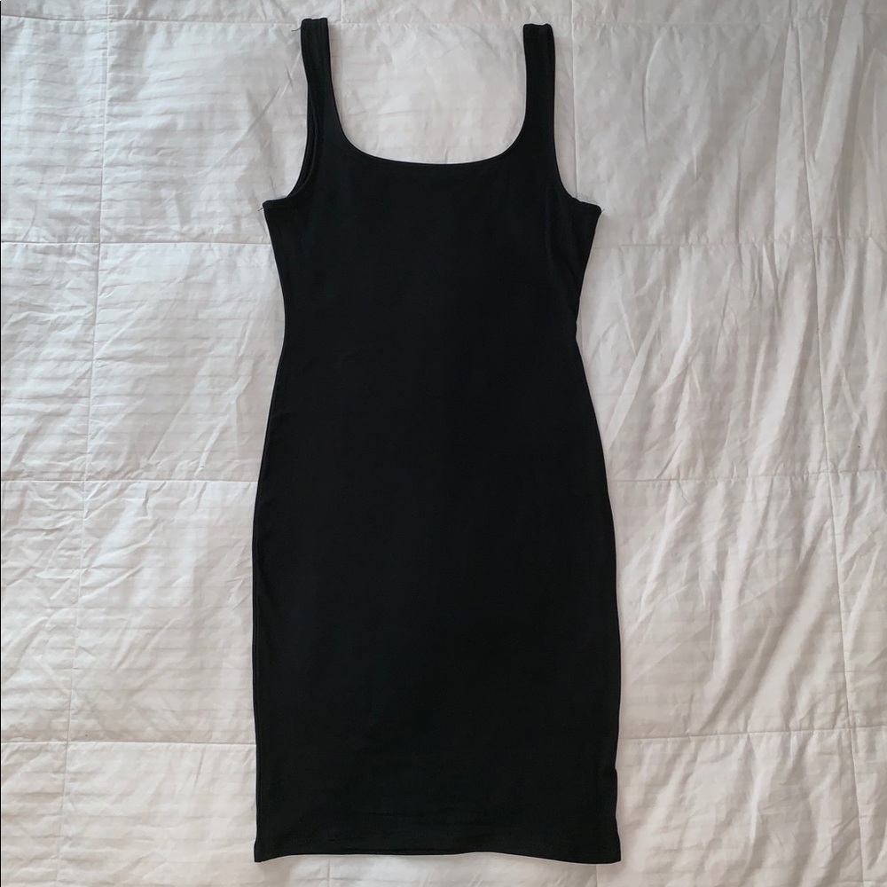 Square neck mini dress